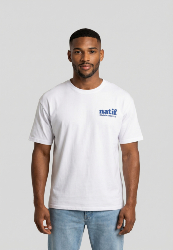 Tee shirt natif cliché marseille blanc