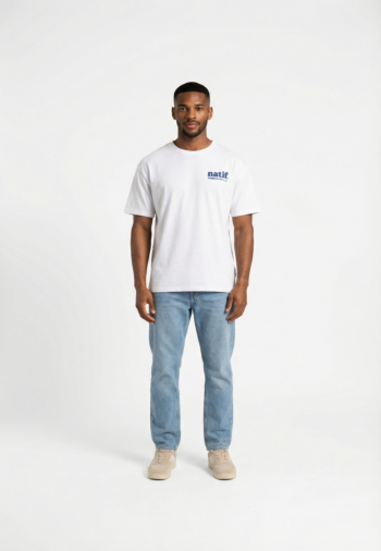 Tee shirt natif clich&eacute; marseille blanc