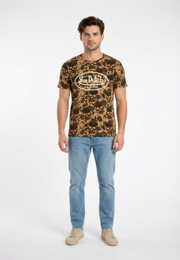 Tee shirt von dutch ron moutarde