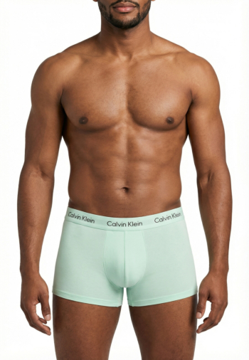 Calecons et slips calvin klein jeans trunk 3pk, tm6 41c shoreline w/ dtm wb/ misty grey w/