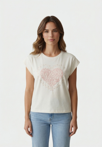 Tee shirt bsb 055-210042 off white