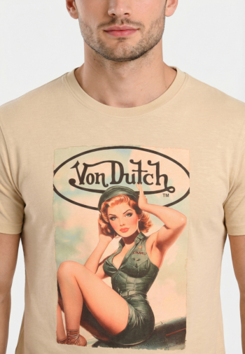 Tee shirt von dutch girls1 beige