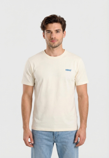 Tee shirt heroseven cassis off white
