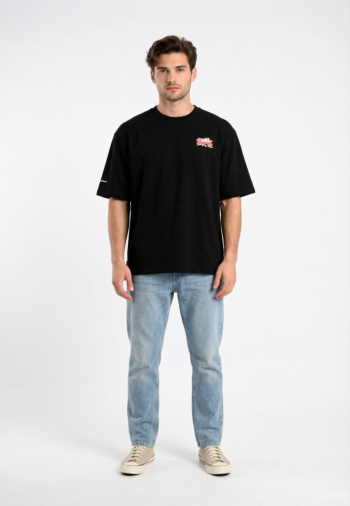 Tee shirt natif heavy good vibes art noir