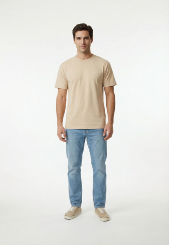 Tee shirt vans left chest ii loose 2n11 oatmeal