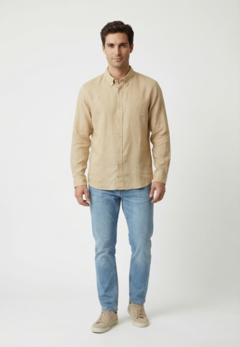 Chemise timberland mbrk linen y941 safari