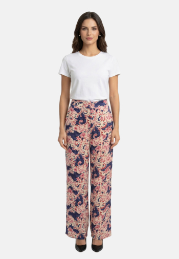 Pantalons salsa print high rise 831