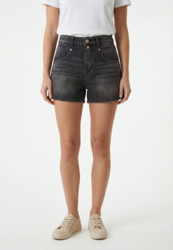 Short bermuda Le Temps Des Cerises fanni 0001  black