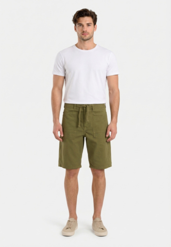 Shorts bermudas Le Temps Des Cerises hobi 9968  pesto