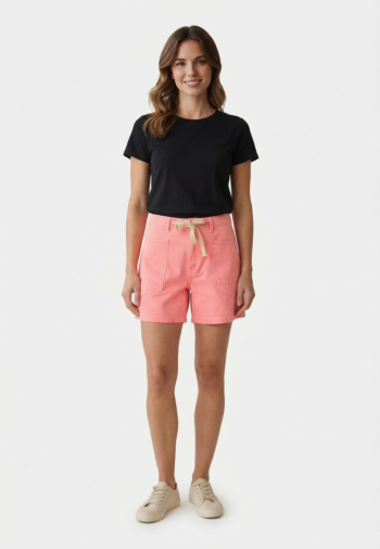 Short bermuda Le Temps Des Cerises mado 5444  fluo pink