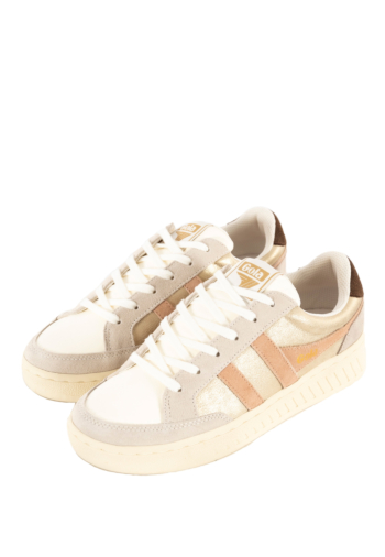 Baskets basses gola superslam ct gold/cameo/dark brown