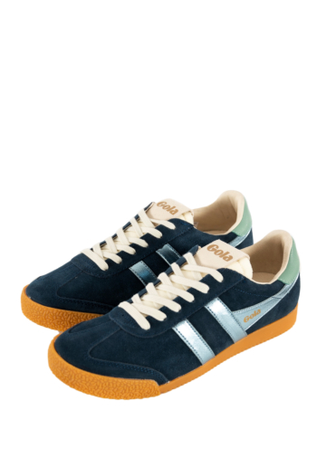 Baskets basses gola elan glitz trainer de  navy/air/green mist
