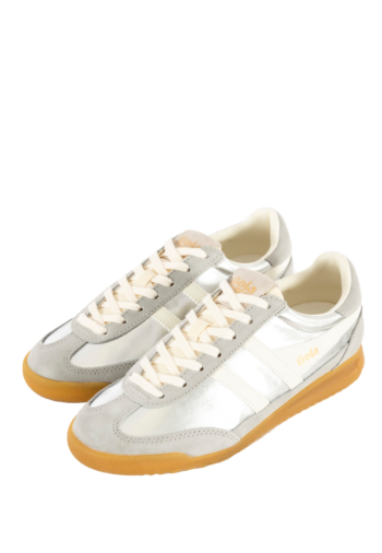 Baskets basses gola firefly metallic jw silver/off white