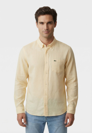 Chemise lacoste ch5692 056 naturel clair