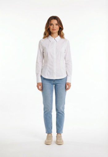 Chemisier lola casademunt ls2615058 00b white