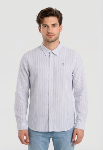 Chemise timberland mbrk linen a7p1 stone wash yd