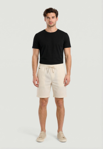 Shorts bermudas lacoste gh1977 fm0 farine/naturel clair