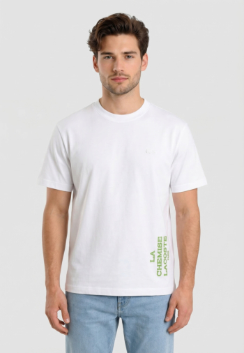 Tee shirt lacoste th1434 001 blanc