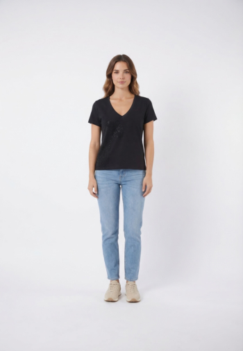 Tee shirt lola casademunt ls2615109 00n black