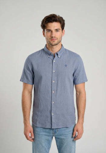 Chemise manches courtes timberland mill brook b881 stone wash