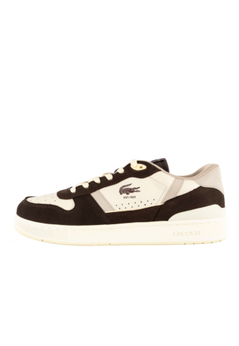 Baskets basses lacoste t-clip set 126 3 sma 2g3 dk brw/gry