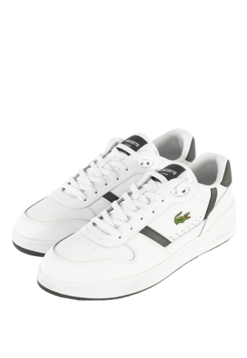 Baskets basses lacoste t-clip set 126 6 sma 2a7 wht/dk gry