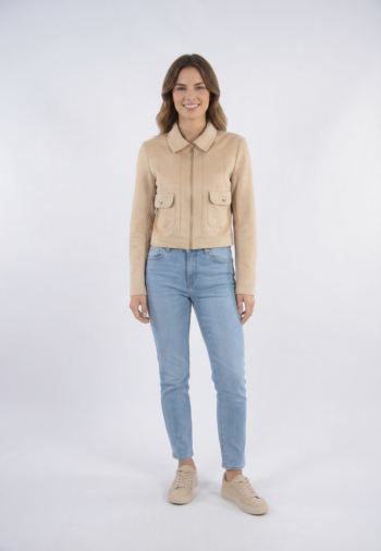 Blousons et vestes morgan 261-gelato capuccino