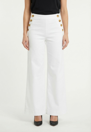 Pantalons only madison white denim