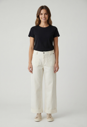 Pantalons freeman t. porter alice dalston chic f022 bright white