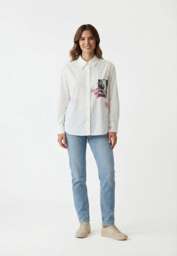 Chemisier freeman t. porter chella co27 10 white