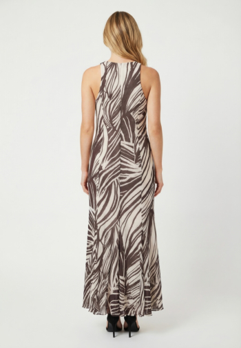 Robe guess jeans serafina mesh pmic wild escape print