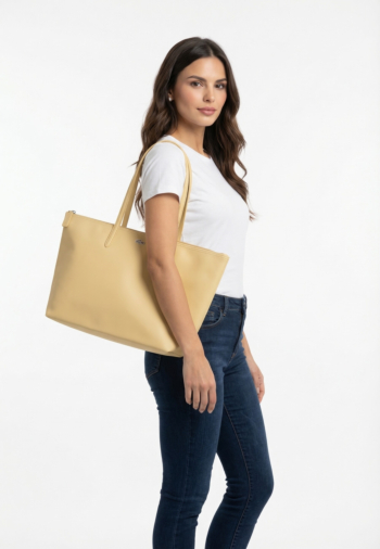 Sacs à main lacoste grand sac cabas l.12.12 concept t33 millet