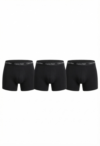 Calecons et slips calvin klein jeans low rise trunk 3p tm6 black w/ dtm wb