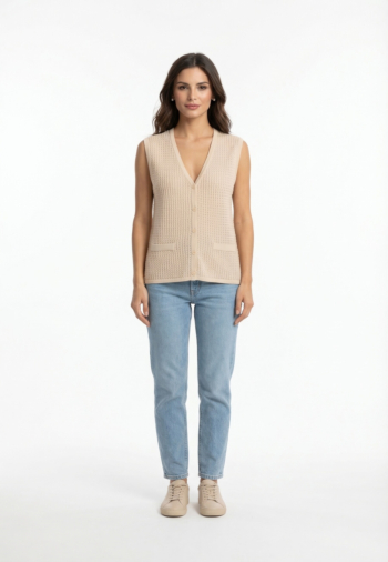 Gilets cardigans grace & mila wayne beige