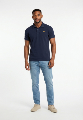 Polos superdry classic pique adq rich navy
