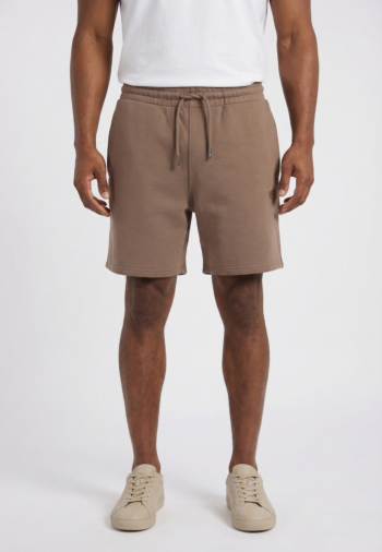 Shorts bermudas superdry micro logo 8mh shitake brown