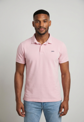 Polos superdry classic pique 3ki montauk pink