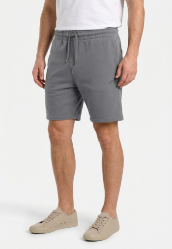 Shorts bermudas superdry micro logo 9vc stormy weather blue