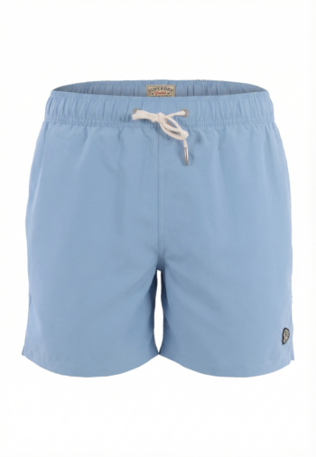Maillot de bains superdry embroidered logo 15 j1g endless sky blue