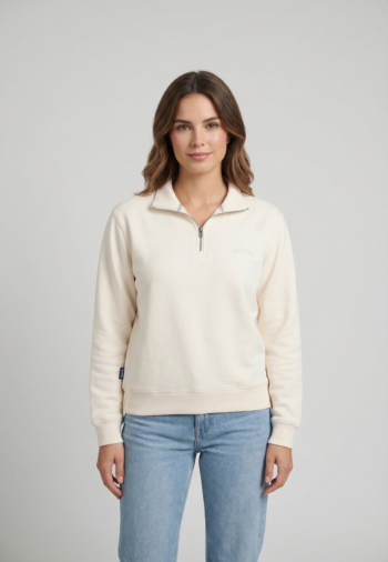 Sweat superdry essential logo 8ml desert bone off white