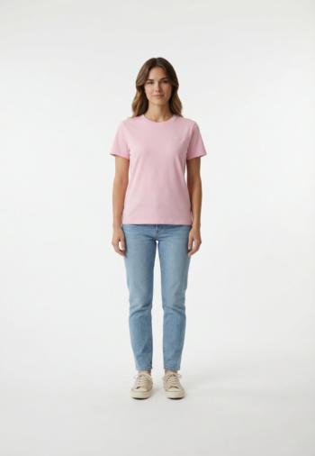 Tee shirt superdry essential logo emb mbo pink lady
