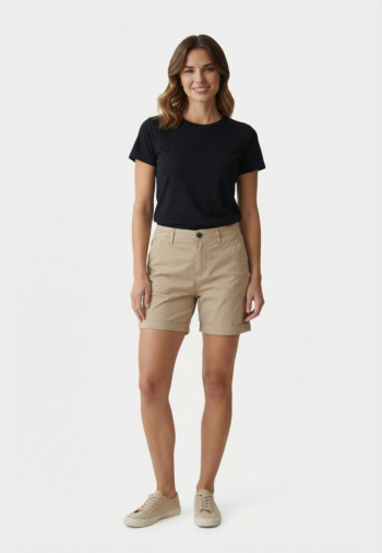 Short bermuda superdry chino short 2dn stonewash taupe brown