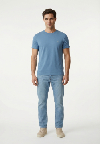 Tee shirt lacoste th6709 jbk abysse