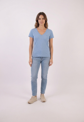 Tee shirt superdry studios slub emb byj bluebell