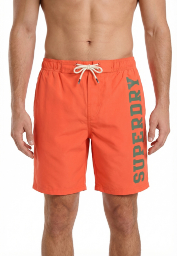 Maillot de bains superdry logo 19 um2 bold orange