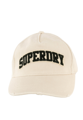 Casquettes superdry varsity logo trucker j5u lighter stone