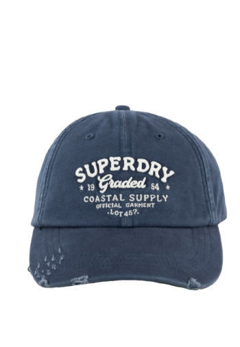 Casquettes superdry vintage applique baseball qb2 mariner navy