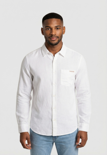 Chemise calvin klein jeans lv04rf121g yaa brilliant white