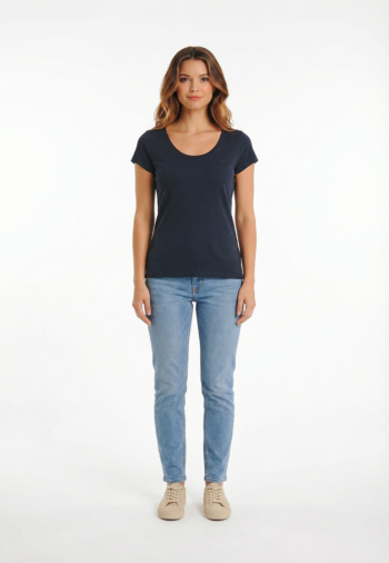 Tee shirt superdry studios scoop 98t eclipse navy