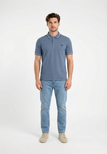 Polos fred perry mm3600 89a abl/snwt/tnsbl